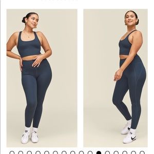 New Girlfriend Collective Compressive Leggings in Navy